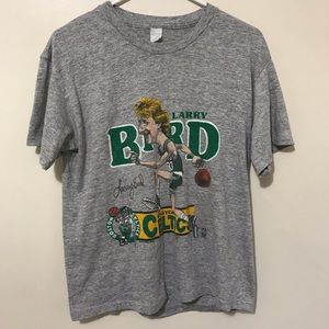 Size S Vintage Larry Bird Boston Celtics T-Shirt